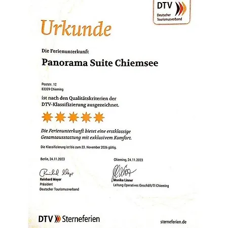 Ferienhaus Panorama Chiemsee Egerer